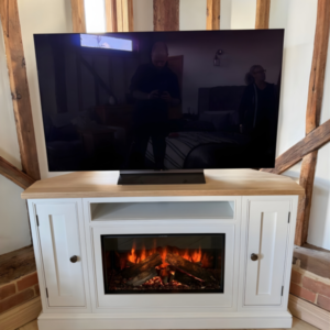 1.4m Corner Media Unit with Ashlett 3 of 3